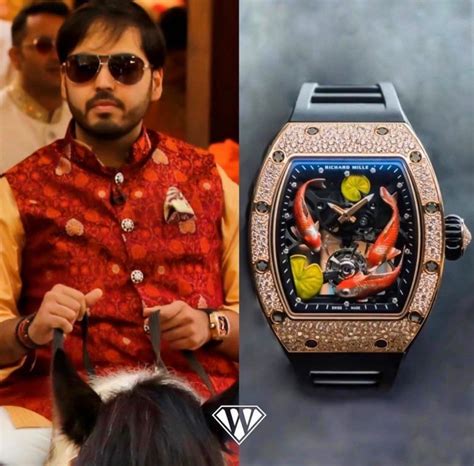 anant ambani richard mille watch|anant ambani watch collection price.